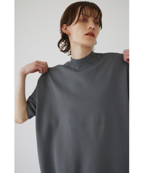 カットソー(半袖/袖なし) RIM.ARK - RIM.ARK Back button over knit RIM.ARK（リムアーク）の「Back button over knit（ニット