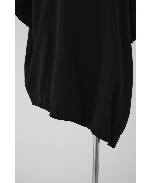 RIM.ARK Back button over knit Black