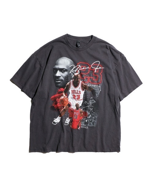 THRIFTY LOOK(スリフティールック)の「【THRIFTY LOOK スリフティールック】 THRIFTY "MICHAEL JORDAN" TEE マイケルジョーダン/ユーズドライクTシャツ(Tシャツ/カットソー・メンズ・ブラック系1/ブラック系3/ブラック系2/ブラック・X-LARGE/XX-LARGE/LARGE/MEDIUM)」の2枚目の写真
