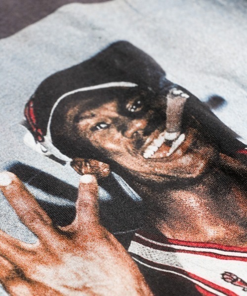 THRIFTY LOOK(スリフティールック)の「【THRIFTY LOOK スリフティールック】 THRIFTY "MICHAEL JORDAN" TEE マイケルジョーダン/ユーズドライクTシャツ(Tシャツ/カットソー・メンズ・ブラック系1/ブラック系3/ブラック系2/ブラック・X-LARGE/XX-LARGE/LARGE/MEDIUM)」の12枚目の写真