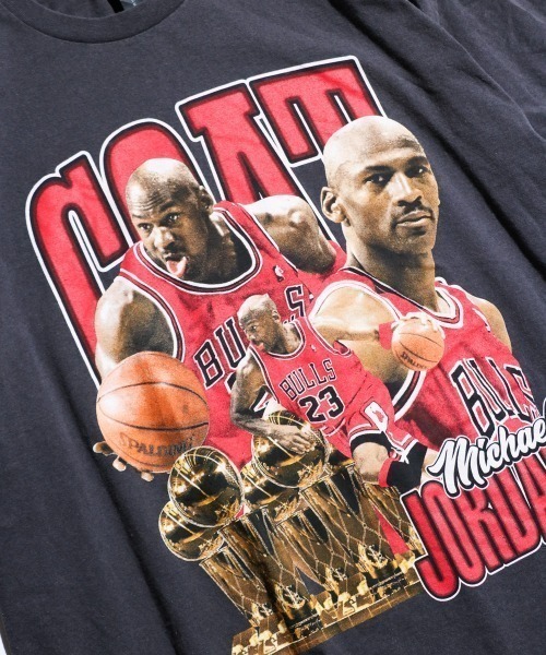 THRIFTY LOOK(スリフティールック)の「【THRIFTY LOOK スリフティールック】 THRIFTY "MICHAEL JORDAN" TEE マイケルジョーダン/ユーズドライクTシャツ(Tシャツ/カットソー・メンズ・ブラック系1/ブラック系3/ブラック系2/ブラック・X-LARGE/XX-LARGE/LARGE/MEDIUM)」の21枚目の写真