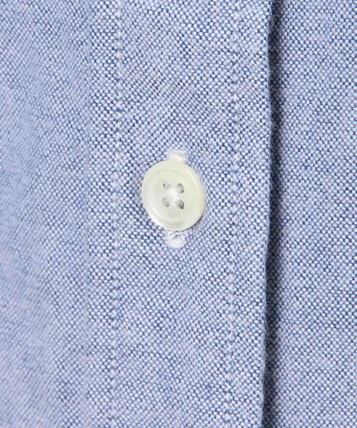 green label relaxing（グリーンレーベルリラクシング）の「CB S/N キモウOX REG シャツ◆（シャツ/ブラウス・レディース・ホワイト/コバルトブルー・38/40）」の12枚目の写真