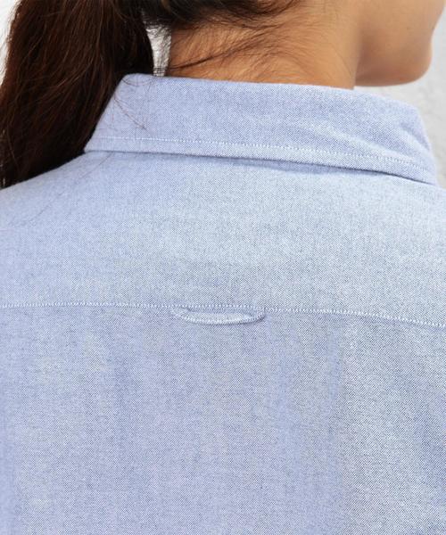 green label relaxing（グリーンレーベルリラクシング）の「CB S/N キモウOX REG シャツ◆（シャツ/ブラウス・レディース・ホワイト/コバルトブルー・38/40）」の13枚目の写真