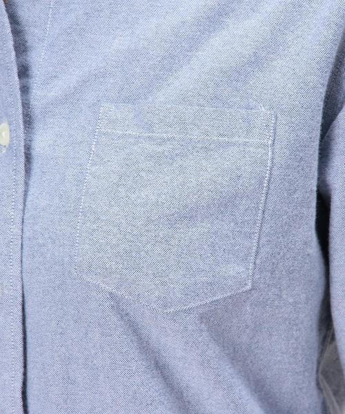 green label relaxing（グリーンレーベルリラクシング）の「CB S/N キモウOX REG シャツ◆（シャツ/ブラウス・レディース・ホワイト/コバルトブルー・38/40）」の5枚目の写真