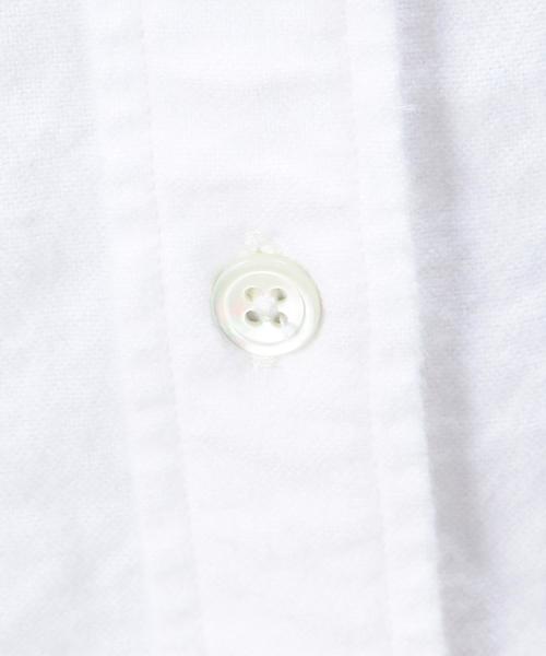 green label relaxing（グリーンレーベルリラクシング）の「CB S/N キモウOX REG シャツ◆（シャツ/ブラウス・レディース・ホワイト/コバルトブルー・38/40）」の7枚目の写真