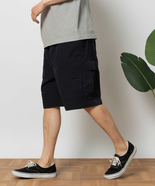 Right-on（ライトオン）の「ポリクロスカーゴショーツ（カーゴパンツ・メンズ・オリーブ/ブラック/ネイビー・M/L/XL/S）」の3枚目の写真