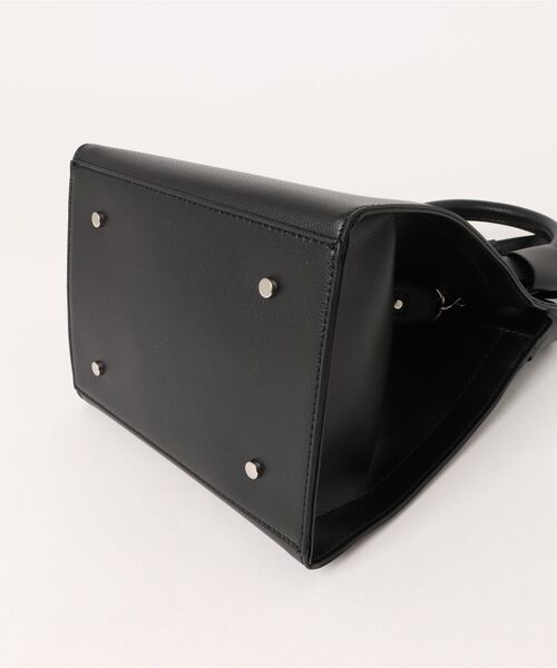 NATURAL BEAUTY BASIC（ナチュラルビューティーベーシック）の「◇【Oggi掲載】リボンハンドルトート（トートバッグ・レディース・ブラック/ベージュ/ブルー/ブラック系その他・ﾌﾘ-）」の12枚目の写真