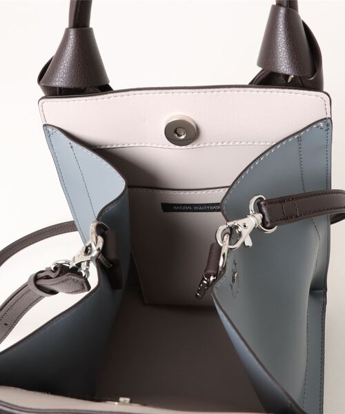 NATURAL BEAUTY BASIC（ナチュラルビューティーベーシック）の「◇【Oggi掲載】リボンハンドルトート（トートバッグ・レディース・ブラック/ベージュ/ブルー/ブラック系その他・ﾌﾘ-）」の20枚目の写真