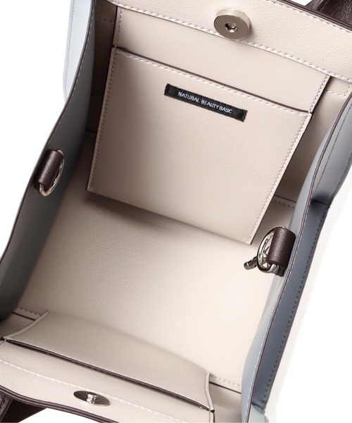 NATURAL BEAUTY BASIC（ナチュラルビューティーベーシック）の「◇【Oggi掲載】リボンハンドルトート（トートバッグ・レディース・ブラック/ベージュ/ブルー/ブラック系その他・ﾌﾘ-）」の19枚目の写真