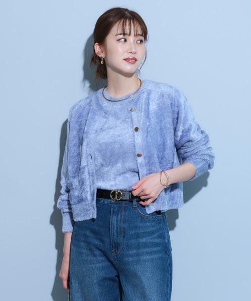 JUSGLITTY - 新品ジャスグリッティ　チュール袖ニットプルオーバー JUSGLITTY（ニット/セーター）のフリマアイテム一覧