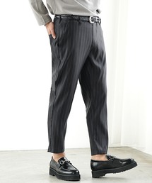 MinoriTY | 【MinoriTY】さらさらツイルテーパードパンツ スラックス テーパードパンツ メンズ チノパン フォーマル ワイドパンツ 夏服(チノパンツ)