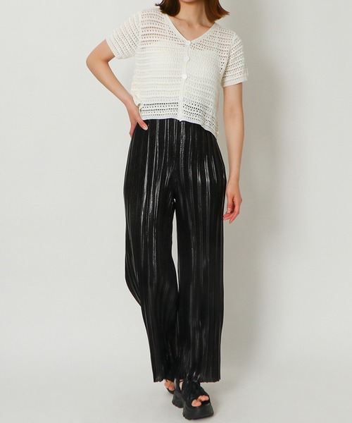 GORGE(ゴージ)の「キラキラプリーツパンツ(その他パンツ・レディース・ブラック/シルバー/オフホワイト・F)」の5枚目の写真