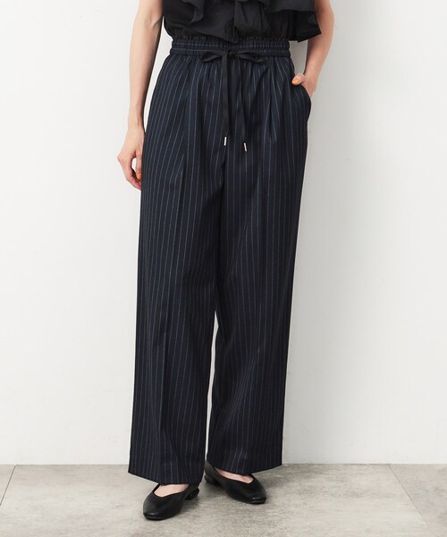 OPAQUE.CLIP（オペークドットクリップ）の「◆ピンストライプイージーワイドパンツ【洗濯機洗い可】（その他パンツ・レディース・ブラック/ネイビー系2/グレー系その他3・36/38/40/42）」の15枚目の写真