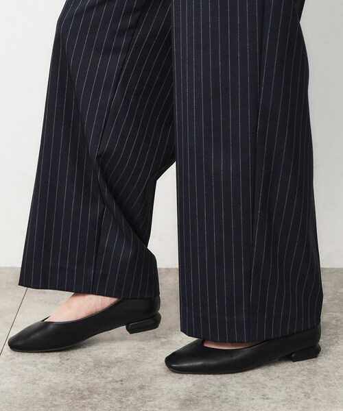 OPAQUE.CLIP（オペークドットクリップ）の「◆ピンストライプイージーワイドパンツ【洗濯機洗い可】（その他パンツ・レディース・ブラック/ネイビー系2/グレー系その他3・36/38/40/42）」の20枚目の写真