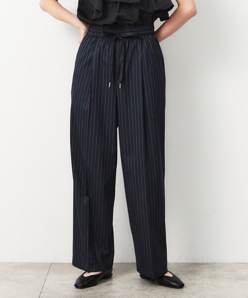 OPAQUE.CLIP（オペークドットクリップ）の「◆ピンストライプイージーワイドパンツ【洗濯機洗い可】（その他パンツ・レディース・ブラック/ネイビー系2/グレー系その他3・36/38/40/42）」の21枚目の写真
