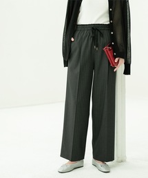 OPAQUE.CLIP | ◆ピンストライプイージーワイドパンツ【洗濯機洗い可】(その他パンツ)