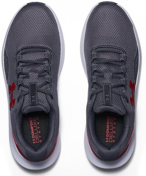 UNDER ARMOUR（アンダーアーマー）の「UAチャージド サージ4（ランニング/メンズ）（スニーカー・メンズ・ホワイト系その他・28.0cm/27.0cm/27.5cm/28.5cm/26.0cm/25.5cm/26.5cm/29.0cm/25.0cm/30.0cm）」の3枚目の写真