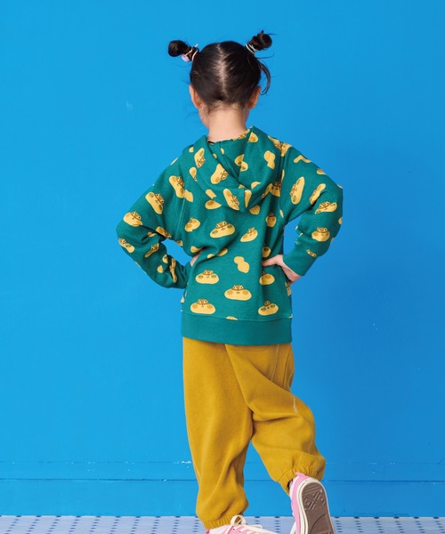 HOGAN RANCH WEAR（ホーガンランチウエア）の「ソウガラパーカー（パーカー・キッズ・グレー/グリーン/チャコール/ピンク・150/140/130/120/110/100/95/90/80）」の9枚目の写真