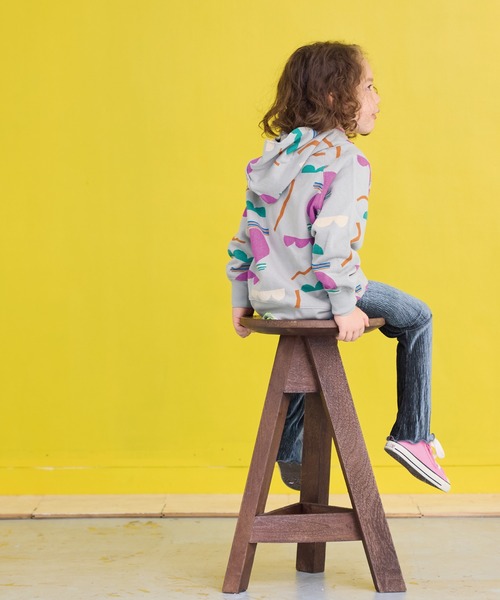 HOGAN RANCH WEAR（ホーガンランチウエア）の「ソウガラパーカー（パーカー・キッズ・グレー/グリーン/チャコール/ピンク・150/140/130/120/110/100/95/90/80）」の14枚目の写真