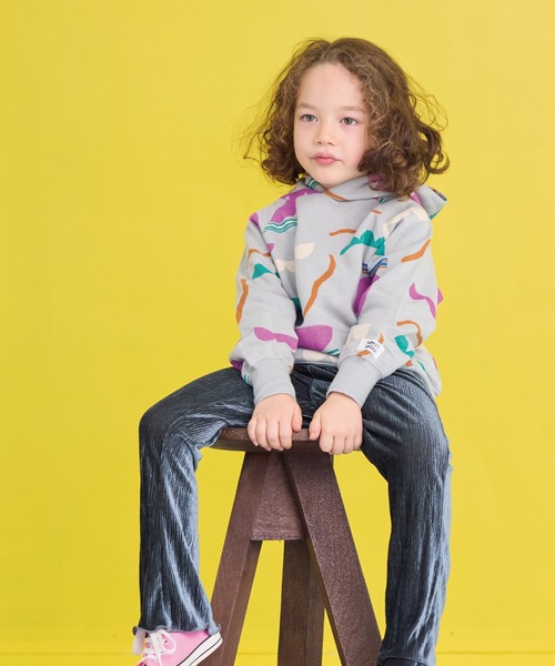 HOGAN RANCH WEAR（ホーガンランチウエア）の「ソウガラパーカー（パーカー・キッズ・グレー/グリーン/チャコール/ピンク・150/140/130/120/110/100/95/90/80）」の13枚目の写真