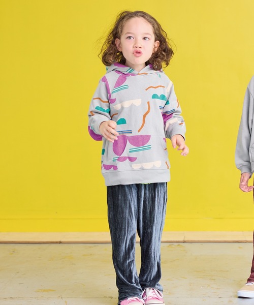 HOGAN RANCH WEAR（ホーガンランチウエア）の「ソウガラパーカー（パーカー・キッズ・グレー/グリーン/チャコール/ピンク・150/140/130/120/110/100/95/90/80）」の15枚目の写真