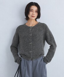 green label relaxing | ＜POP ADER.bijoux×green label relaxing＞リボン ニット カーディガン(カーディガン/ボレロ)