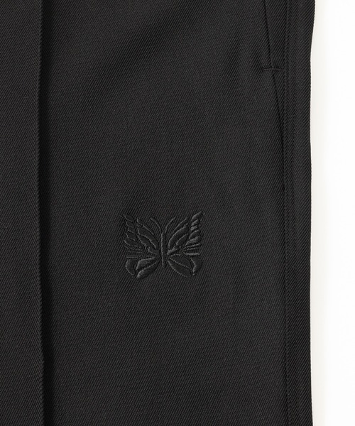 Needles（ニードルス）の「【Needles/ニードルズ】W.U.Straight Pant - PE/R/PU Cavalry Twill（スラックス・メンズ・ブラック/グレー系その他・S/XS）」の3枚目の写真