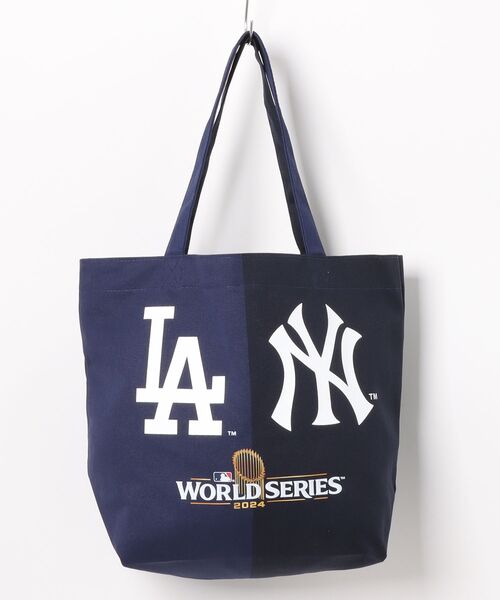 MLB(メジャーリーグベースボール)の「MLB キャンバストートバッグ(トートバッグ・レディース・ブラック系その他/ブラック/その他/アイボリー/ブルー/グリーン/レッド/グレー/ブラックミックス/ブルー系その他/ブラック×ブルー・FREE)」の16枚目の写真