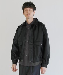 Buyer's Select/ヴィンテージ加工PU合皮A-2ショートブルゾン