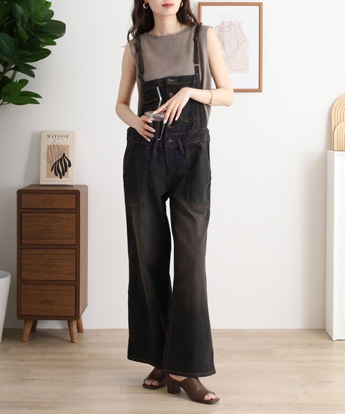 bow.a ボウエー デニムサロペット DENIM SALOPETTE | bow.a