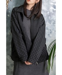 Nora Lily(m[)́yNora LilyzHoundstooth Pattern Swing Top(UNISEX)(̑AE^[)