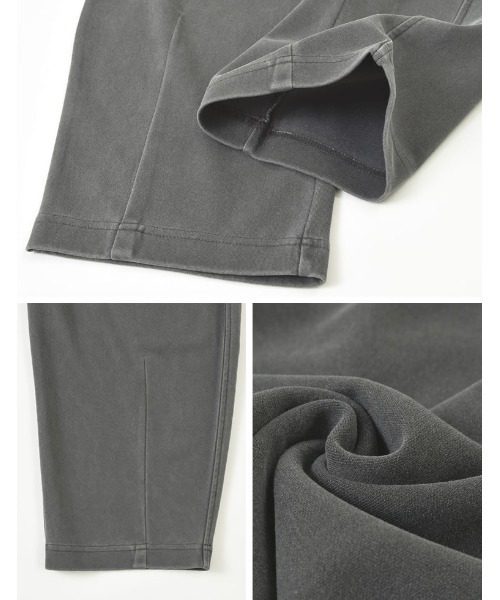 Re:EDIT（リエディ）の「[累計販売枚数2万枚突破][お気に入り数1.5万突破][低身長/高身長/大きいサイズ有][イージーケア]スムースダンボールバレルレッグパンツ（その他パンツ・レディース・ブラック/チャコールグレー/ブルー/ベージュ/グレー/ブラウン/アイボリー/グレー系その他2/ブラック系その他/グレー系その他・SHORT/MEDIUM/LARGE/SMALL/AM/TALL/X-LARGE）」の15枚目の写真