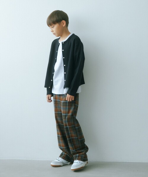 グリーンレーベルリラクシング キッズ セットアップ 紺ブレ シャツ