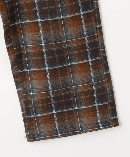 green label relaxing（グリーンレーベルリラクシング）の「TJ オンブレチェック ネルパンツ / キッズ  140cm-160cm（その他パンツ・キッズ・ワインレッド/オレンジ系その他・140cm/160cm/150cm）」の11枚目の写真