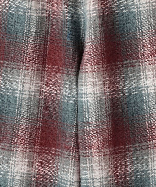 green label relaxing（グリーンレーベルリラクシング）の「TJ オンブレチェック ネルパンツ / キッズ  140cm-160cm（その他パンツ・キッズ・ワインレッド/オレンジ系その他・140cm/160cm/150cm）」の17枚目の写真