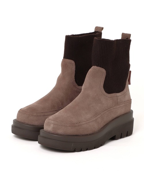 MINNETONKA/ミネトンカ リブニットミドルブーツ【18M13】