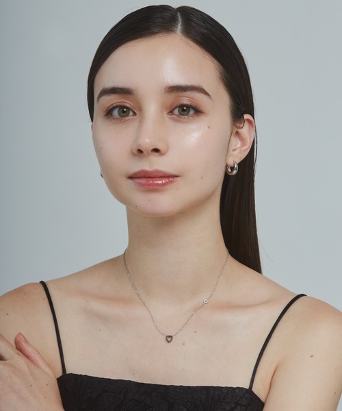 ciite' surgical stainless（シーテサージカルステンレス）の「【 金属アレルギー対応 】 ビジュー ミニハートネックレス サージカルステンレス（ネックレス・レディース・ゴールド/シルバー/ピンクゴールド・FREE）」の10枚目の写真