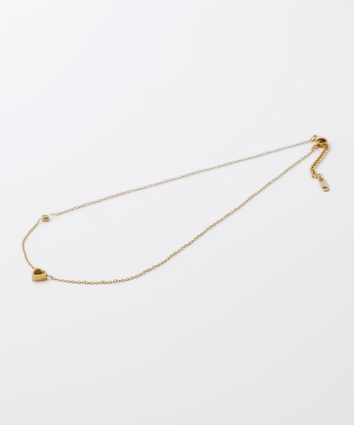 ciite' surgical stainless（シーテサージカルステンレス）の「【 金属アレルギー対応 】 ビジュー ミニハートネックレス サージカルステンレス（ネックレス・レディース・ゴールド/シルバー/ピンクゴールド・FREE）」の13枚目の写真