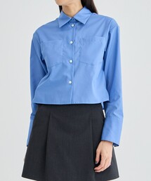 CINOH | 【CINOH/チノ】《STUDIOUS別注》W POCKET SHORT SHIRT/Wポケットショートシャツ(シャツ/ブラウス)
