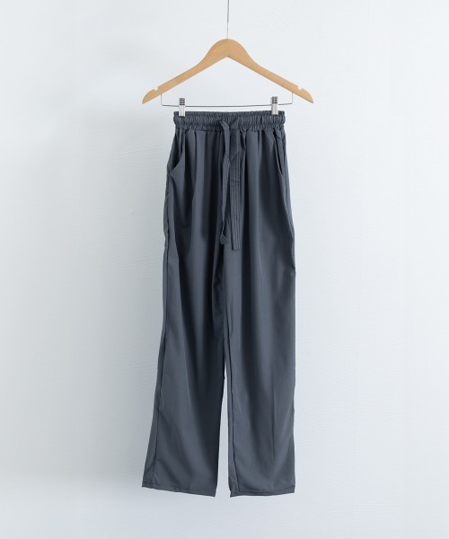 Miniministore（ミニミニストア）の「ワイドパンツ レディースハイウエスト美脚（カーゴパンツ・レディース・カーキ/ブラック/ダークグレー/ダークベージュ/ライトグレー・M/L）」の16枚目の写真