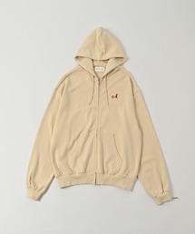 ADAM PATEK（アダムパテック）の「【ADAMPATEK/アダムパテック】logo zip up hoodie / ロゴ刺繍ルーズジップアップパーカー（パーカー）」
