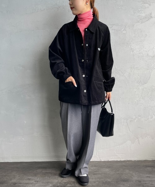 ❤ポケット付き❤ラグランスリーブノーカラージャケット【symphony 】 Z-6570sedo】ビッグスリーブのラグランジャケット - YouTube