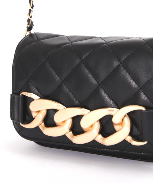 EDIT COLOGNE(エディットコロン)の「キルトチェーンショルダーバッグ(ショルダーバッグ・レディース・ライトグリーン/ホワイト系その他/ブラック・フリ-)」の9枚目の写真