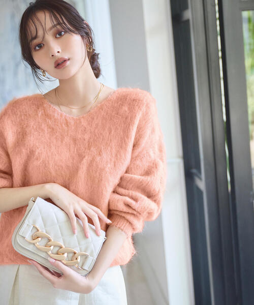 EDIT COLOGNE(エディットコロン)の「キルトチェーンショルダーバッグ(ショルダーバッグ・レディース・ライトグリーン/ホワイト系その他/ブラック・フリ-)」の12枚目の写真