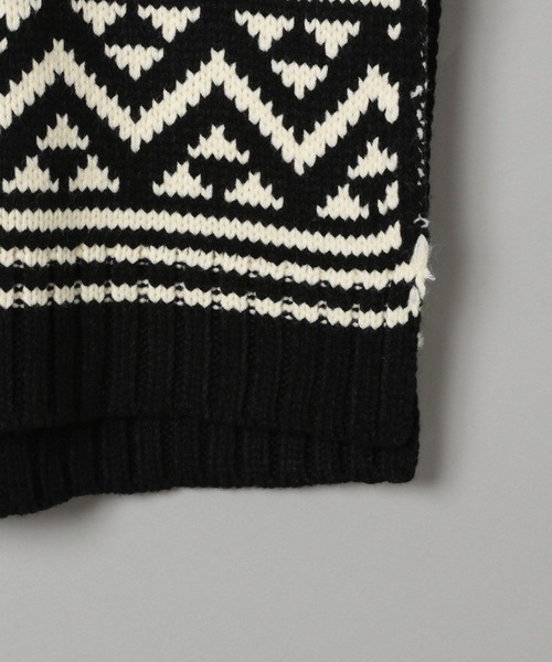 niko and...（ニコアンド）の「【WILLIAM B.ELIOTT】ノルディックベスト（ベスト・レディース・アイボリー/ブラック・FREE）」の10枚目の写真