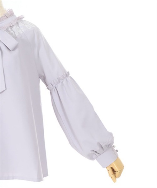 axes femme(アクシーズファム)の「ガーベラ刺繍ボリューム袖ブラウス(シャツ/ブラウス・レディース・ラベンダー/ネイビー/キナリ・FREE)」の22枚目の写真