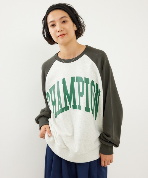 Champion ラグランスウェットトップス（スウェット）｜Champion