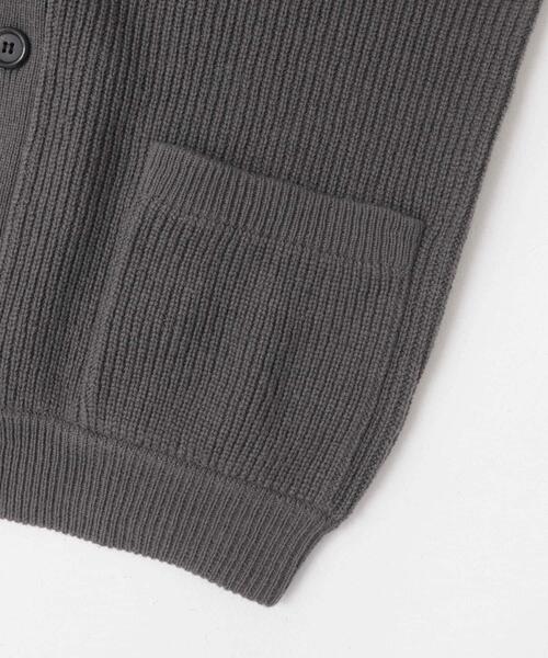 FORK&SPOON(フォークアンドスプーン)の「FORK&SPOON ウォッシャブルローゲージニットカーディガン(カーディガン/ボレロ・メンズ・ブルー/ブラック/グレー系その他・4/5)」の18枚目の写真