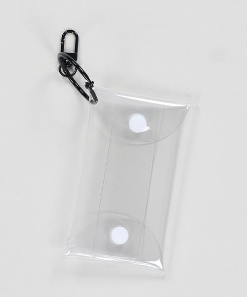 SPINNS（スピンズ）の「クリアカラーポーチ（ポーチ・レディース・ブルー/クリア/ブラック/オレンジ/パープル/イエロー/ピンク・ONESIZE）」の7枚目の写真