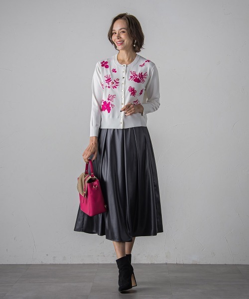 【セール】レザーマーメイドスカート(スカート)|Viaggio Blu(ビアッジョブルー) 【セール】レザーマーメイドスカート(スカート)|Viaggio Blu(ビアッジョブルー)